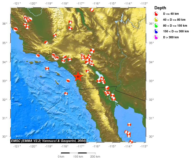 Regional moment Tensor