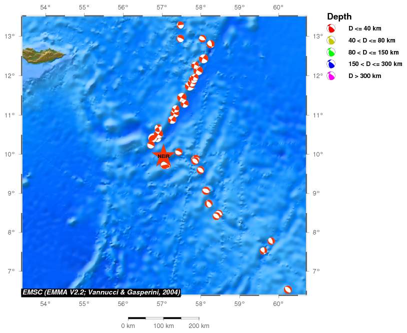 Regional moment Tensor