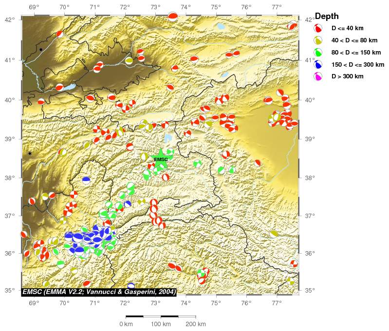 Regional moment Tensor
