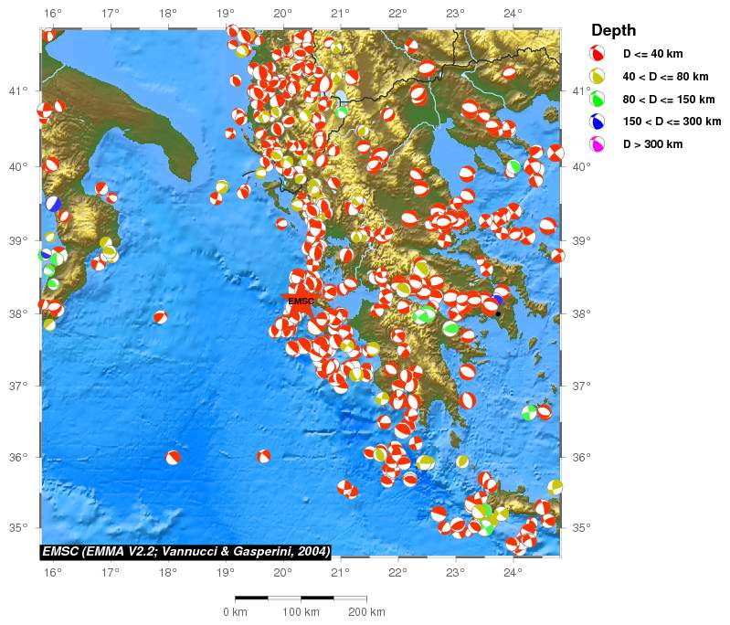Regional moment Tensor