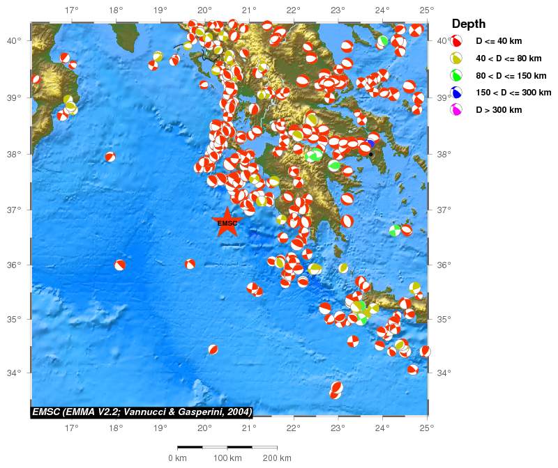 Regional moment Tensor