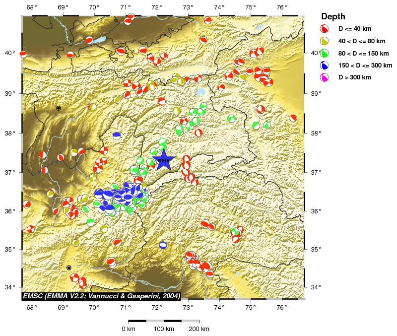 Regional moment Tensor