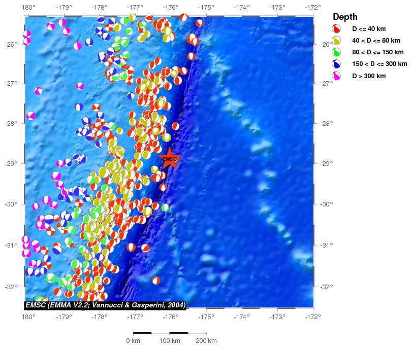 Regional moment Tensor