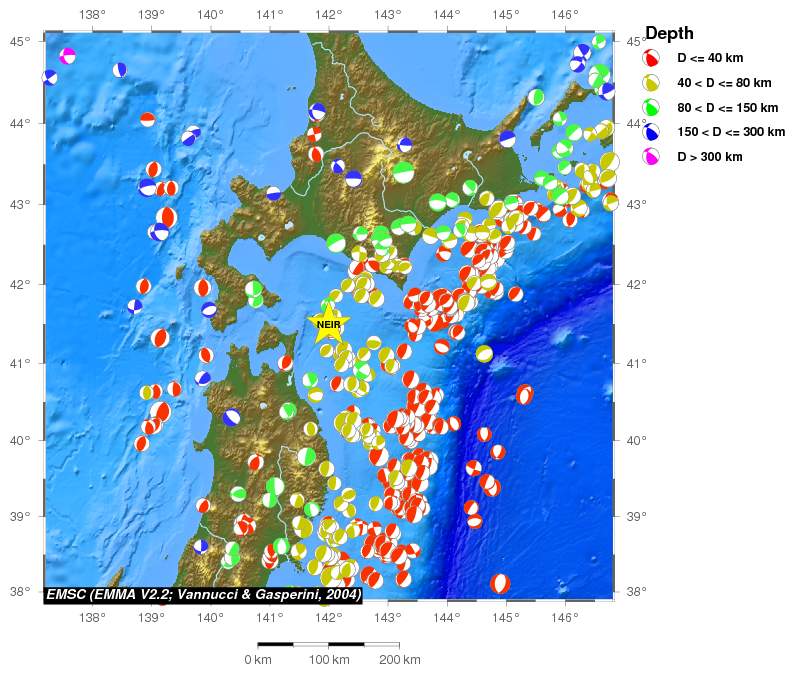 Regional moment Tensor