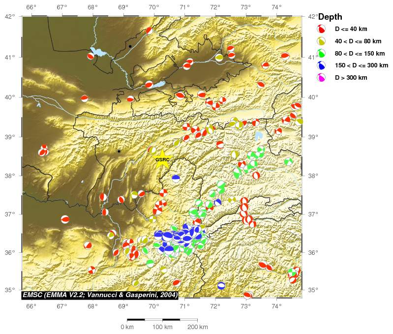 Regional moment Tensor