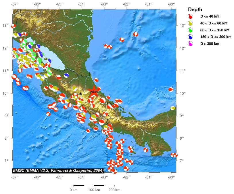 Regional moment Tensor