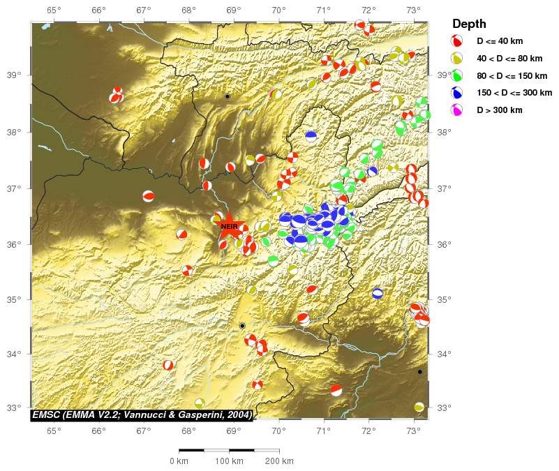 Regional moment Tensor