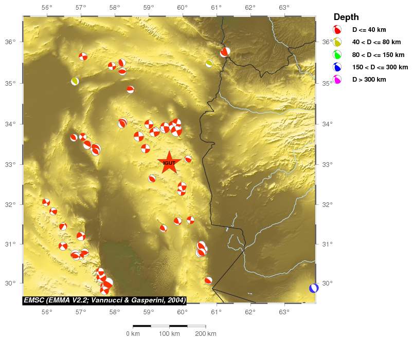 Regional moment Tensor