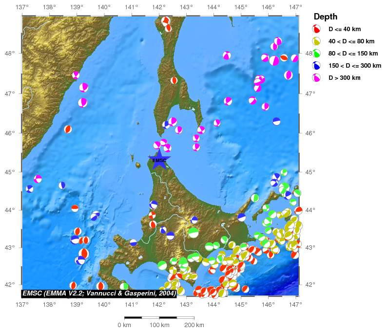 Regional moment Tensor