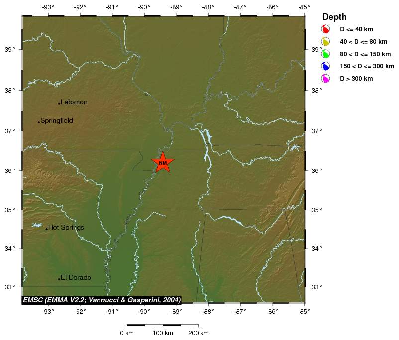 Regional moment Tensor