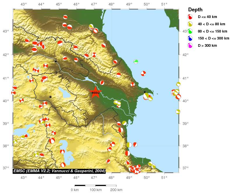 Regional moment Tensor