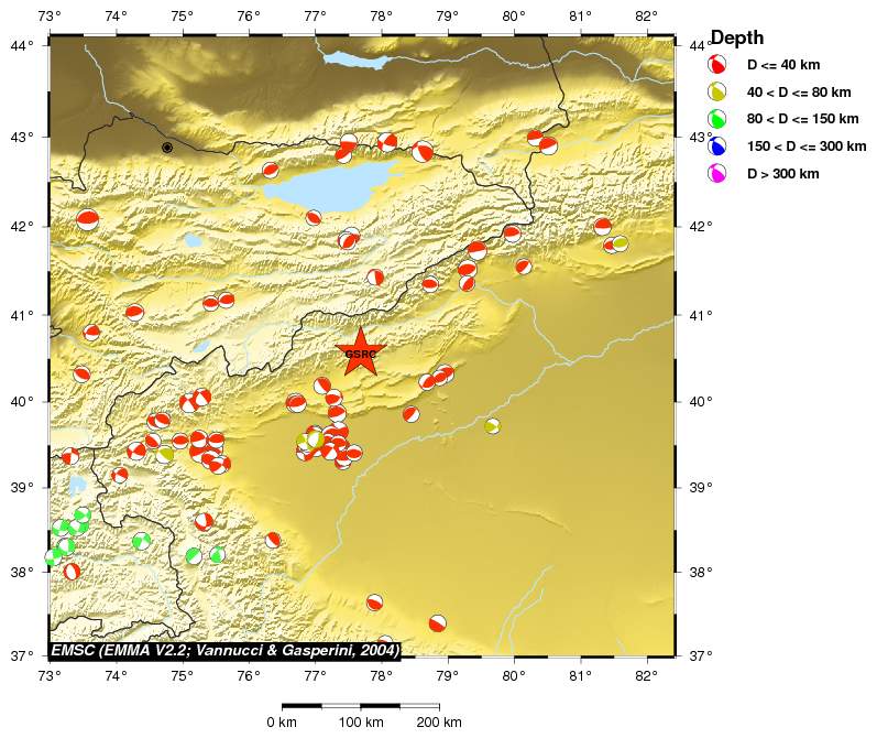 Regional moment Tensor