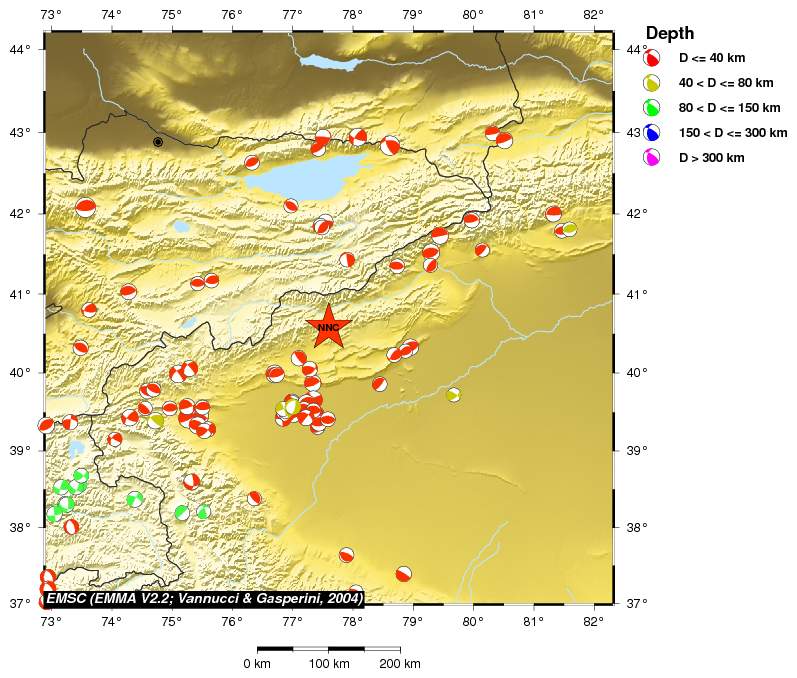Regional moment Tensor