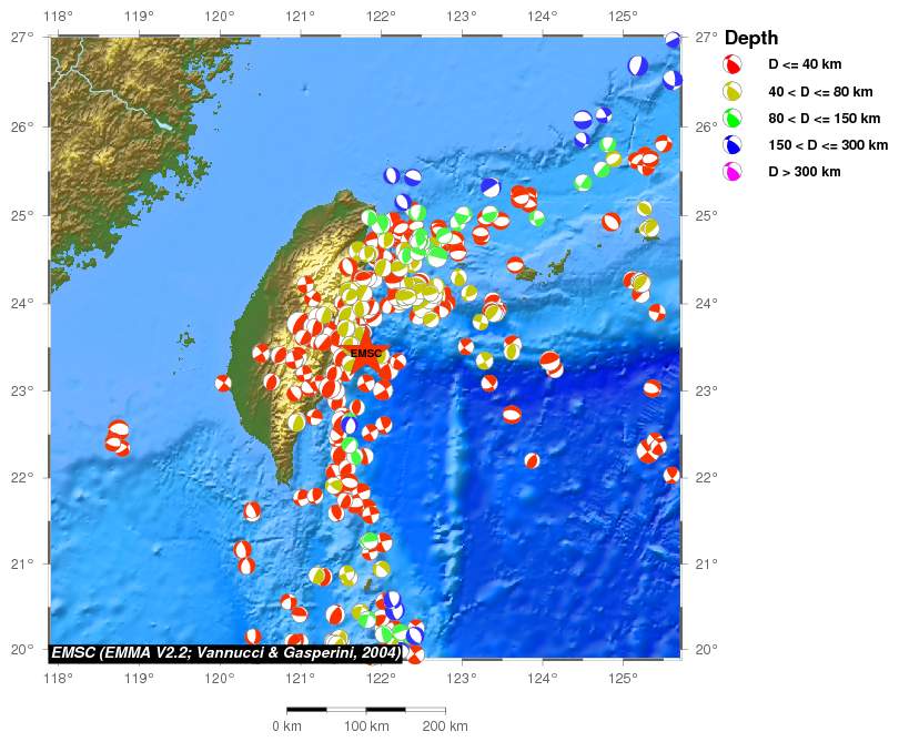 Regional moment Tensor