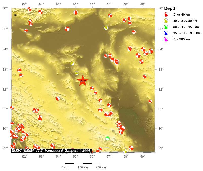 Regional moment Tensor