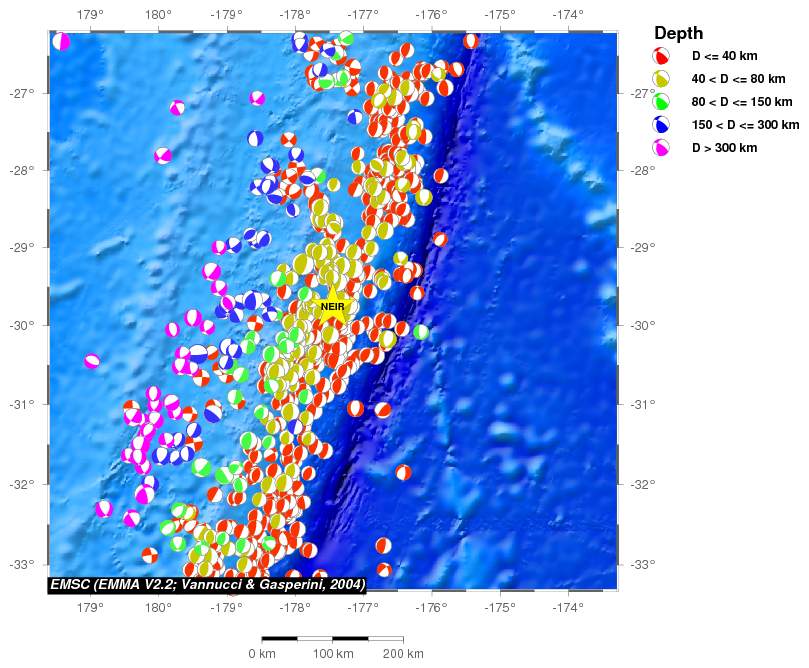 Regional moment Tensor