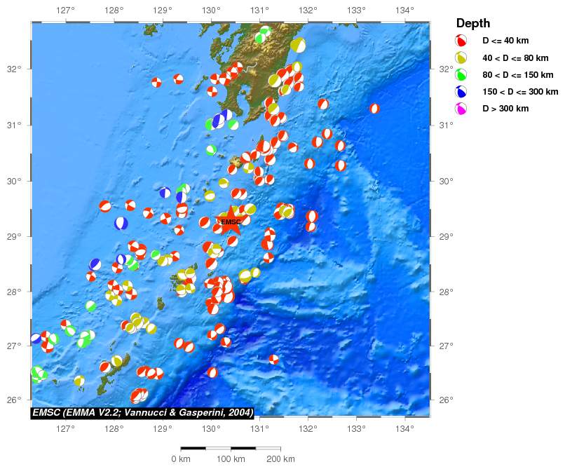Regional moment Tensor
