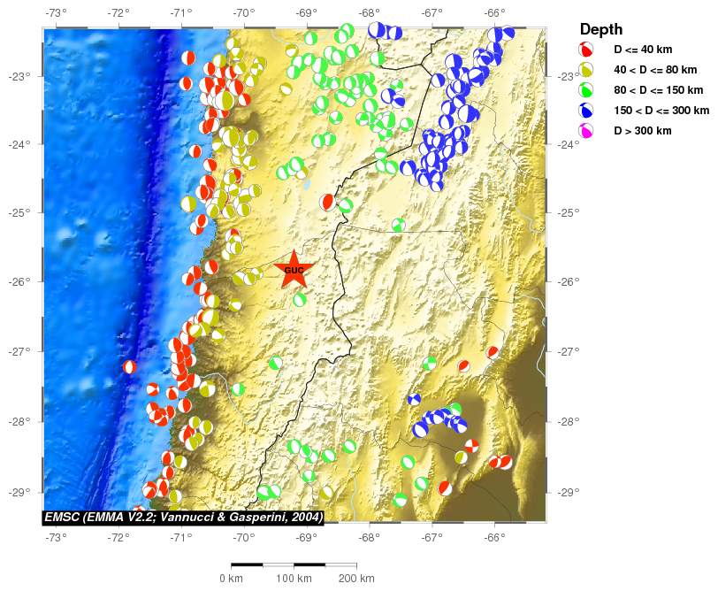 Regional moment Tensor