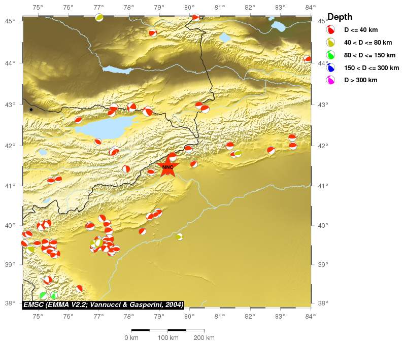 Regional moment Tensor