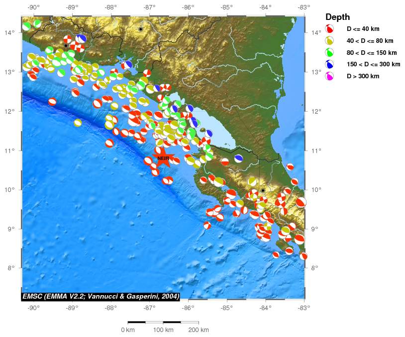 Regional moment Tensor