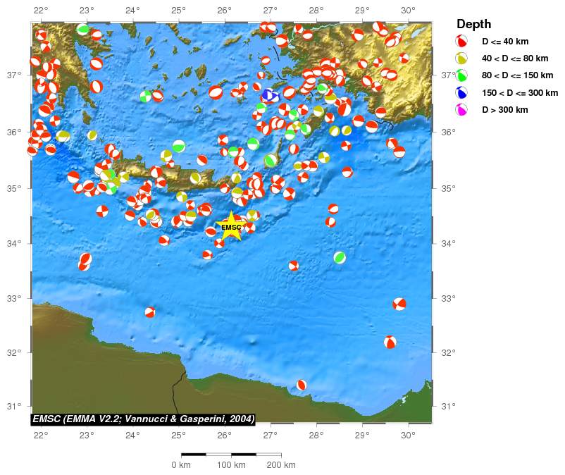 Regional moment Tensor
