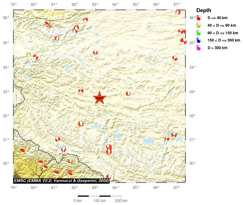 Regional moment Tensor