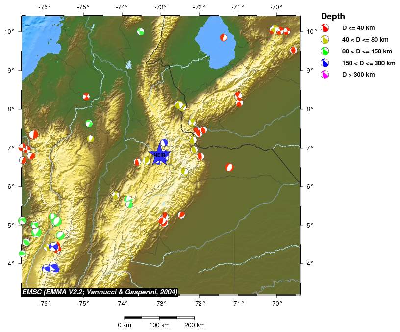 Regional moment Tensor