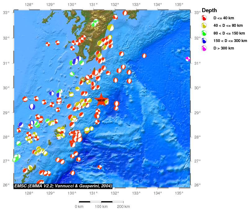 Regional moment Tensor