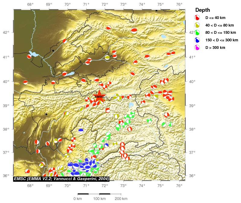 Regional moment Tensor