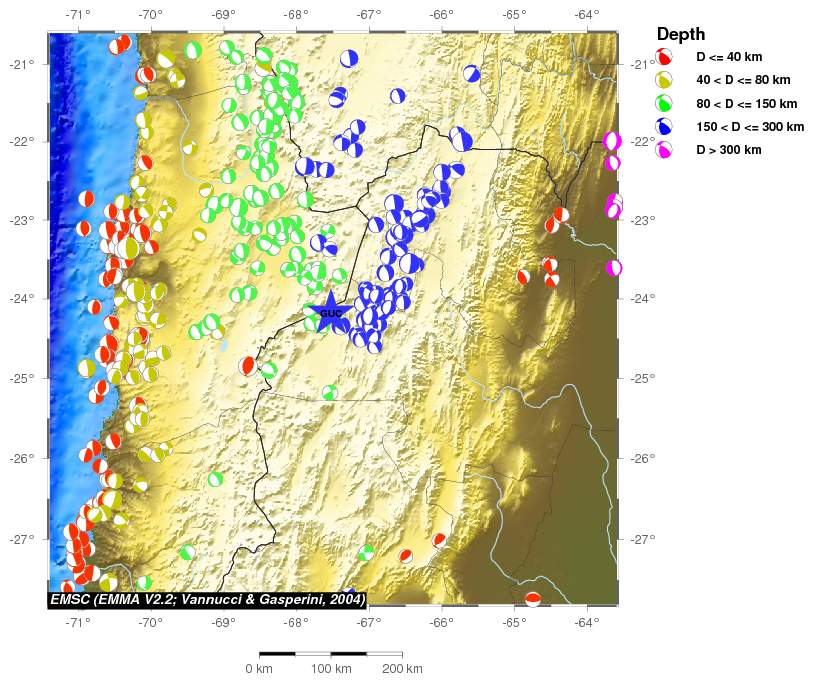 Regional moment Tensor