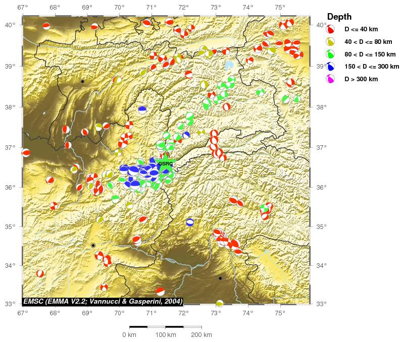 Regional moment Tensor