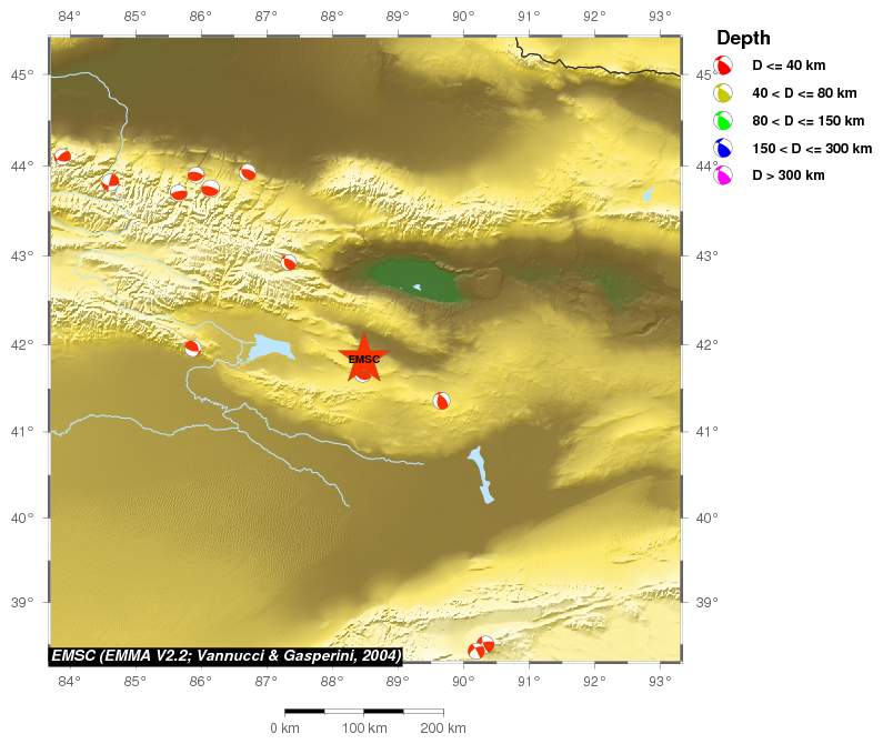 Regional moment Tensor