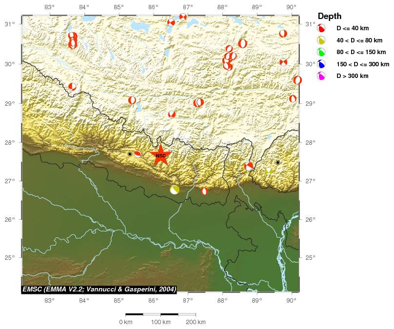 Regional moment Tensor