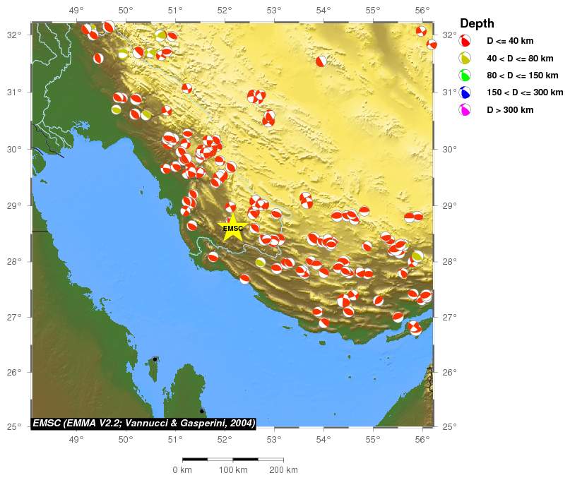Regional moment Tensor