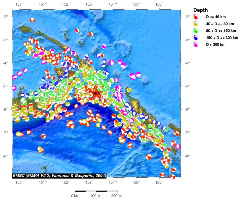 Regional moment Tensor