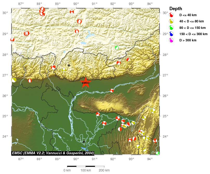 Regional moment Tensor