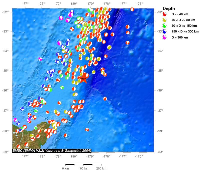 Regional moment Tensor