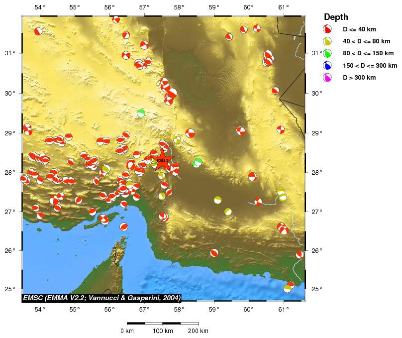 Regional moment Tensor