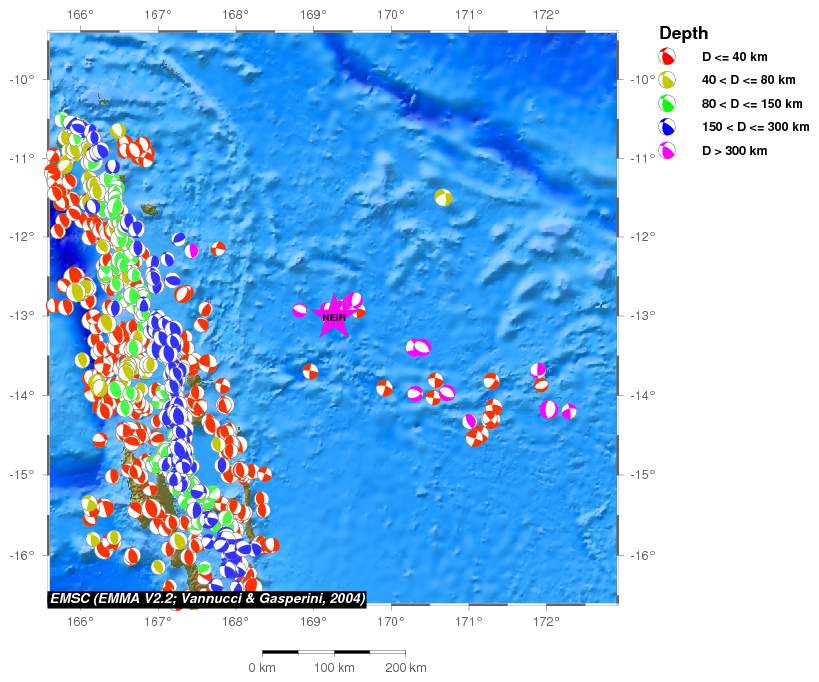 Regional moment Tensor