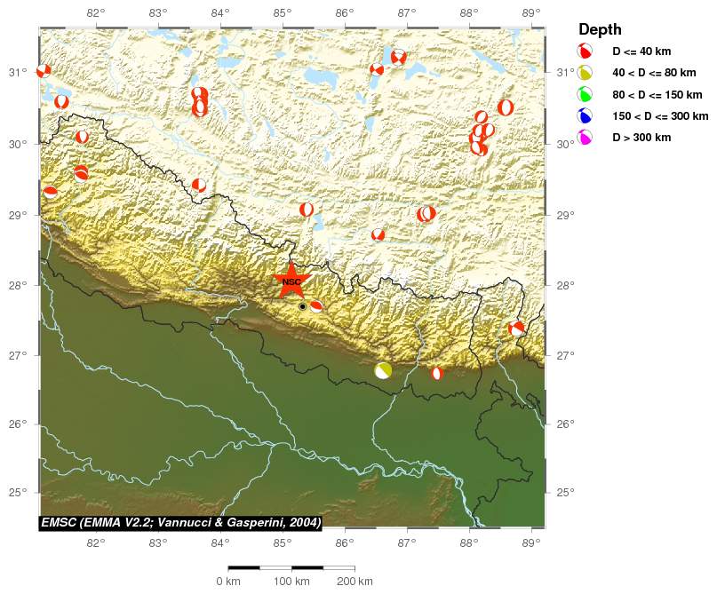 Regional moment Tensor
