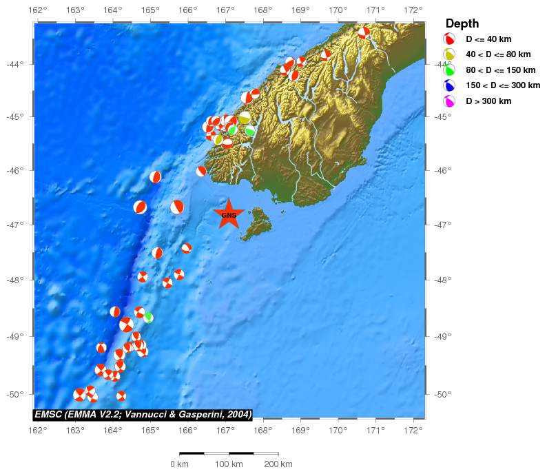 Regional moment Tensor