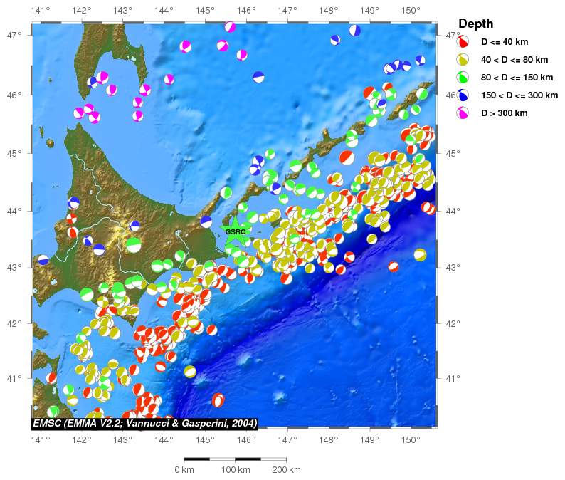 Regional moment Tensor