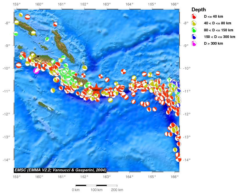 Regional moment Tensor
