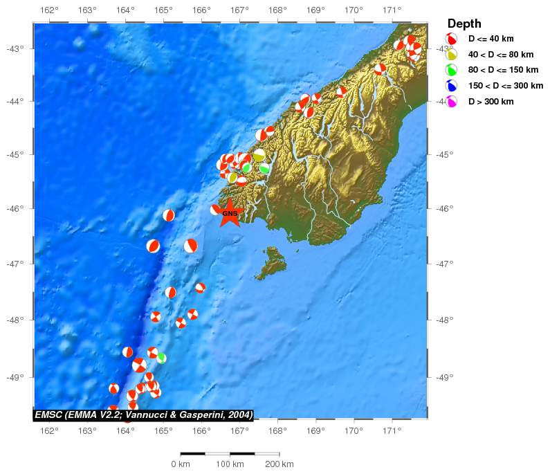 Regional moment Tensor