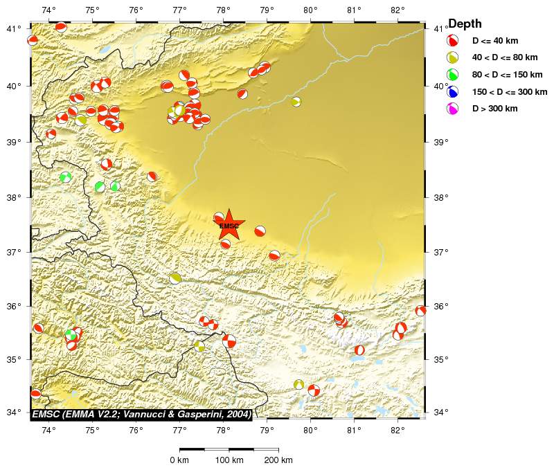 Regional moment Tensor