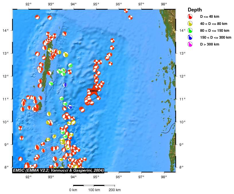 Regional moment Tensor