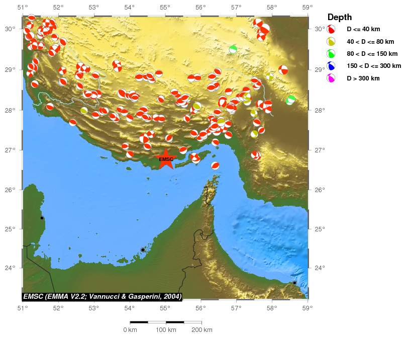 Regional moment Tensor