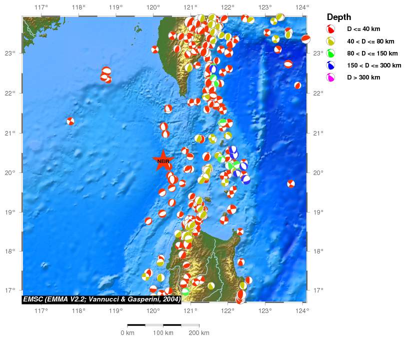 Regional moment Tensor