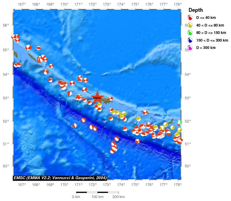 Regional moment Tensor