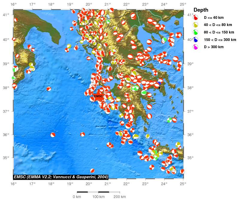 Regional moment Tensor